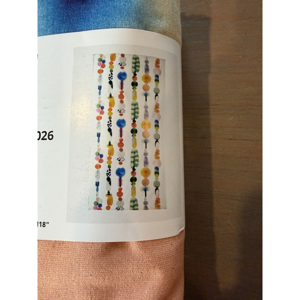 IKEA PS 2026 Pre-cut fabric NEW white/multicolor big pattern, 59x118 406.175.81 - Picture 5 of 7